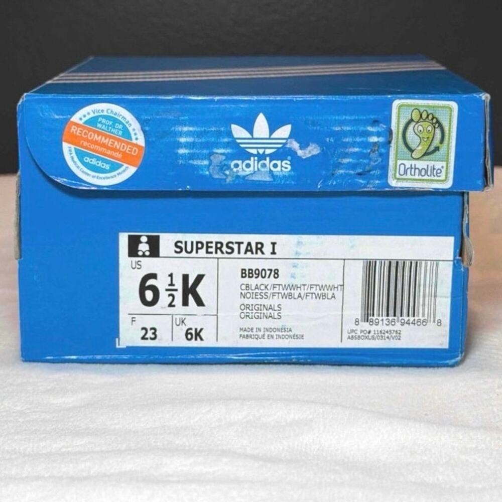 Adidas Superstar TD “Core Black / White” | 6.5C/K - Picture 11 of 11